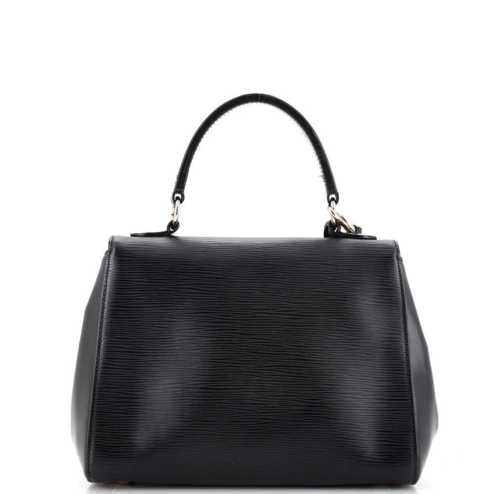 Louis Vuitton Cluny Top Handle Bag Epi Leather BB Black Handbag - Picture 3 of 11